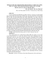Mối quan hệ giữa định hướng khách hàng và hiệu quả công việc của nhân viên kinh doanh bất động sản vai trò trung gian của quản trị tri thức