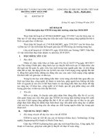 ĐÓNG GÓP Ý KIẾN CHO HƯỚNG DẪN ĐÁNH GIÁ XẾP LOẠI GIỜ DẠY CỦA GIÁO VIÊN VÀ XÂY DỰNG KẾ HOẠCH DẠY HỌC