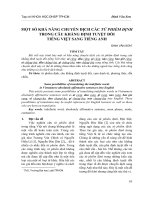 MỘT SỐ KHẢ NĂNG CHUYỂN DỊCH CÁC TỪ PHIẾM ĐỊNH TRONG CÂU KHẲNG ĐỊNH TUYỆT ĐỐI TIẾNG VIỆT SANG TIẾNG ANH