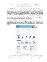 Nghiên cứu giải pháp phát triển thị trường công nghệ thiết bị trên địa bàn tỉnh Vĩnh Phúc