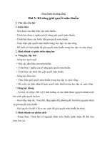 giáo án KNS lớp 4  Kĩ năng giải quyết mâu thuẫn