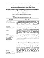 1033 ảnh hưởng của tin tức truyền thông đến dự báo kiệt quệ tài chính ở các công ty niêm yết tại việt nam
