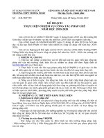 Kế hoạch pháp chế trong nhà trường