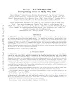 VIALACTEA knowledge base homogenizing access to Milky Way data