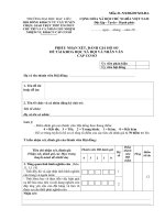 Báo cáo hướng nghiên cứu sửa đổi QĐ 10