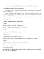 HƯỚNG DẪN LÀM BÀI NGHỊ LUẬN XÃ HỘI VỀ TƯ TƯỞNG ĐẠO LÍ