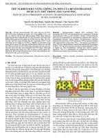 THỬ NGHIỆM KHẢ NĂNG CHỐNG ĂN MÒN CỦA BENZOTRIAZOLE ĐƯỢC LƯU TRỮ TRONG TiO2 NANO ỐNG