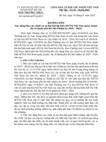 PHÁT HUY SỨC MẠNH  KHỐI ĐẠI ĐOÀN KẾT