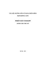 Tài liệu hướng dẫn sử dụng