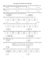 Câu hỏi ôn tập thống kê xã hội học
