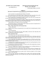 Quy hoạch sử dụng kênh tần số cho truyền hình số mặt đất băng tần 470-694 MHz