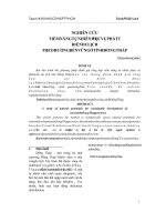 1403 nghiên cứu tiềm năng tự nhiên phục vụ phát triển du lịch theo hướng bền vững ở tỉnh đồng tháp