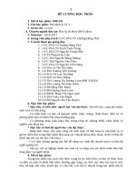 Đề cương môn học (Y4LT)