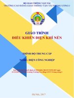 Giáo trình Điều khiển điện khí nén (Nghề Điện công nghiệp  Trình độ Trung cấp)