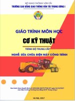 Giáo trình Cơ kỹ thuật (Nghề Sửa chữa điện máy công trình – Trình độ trung cấp)