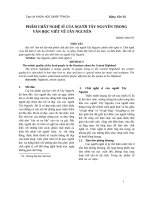 1233 Phẩm chất nghệ sĩ của người Tây Nguyên trong văn học viết về Tây Nguyên.docx