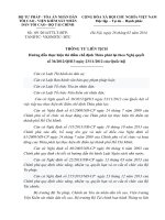 BỘ TƯ PHÁP - TÒA ÁN NHÂN DÂN TỐI CAO - VIỆN KIỂM SÁT NHÂN DÂN TỐI CAO - BỘ TÀI CHÍNH