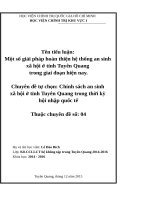 Việt Nam là nước đang phát triển với điều kiện tự nhiên, kinh tế đặc thù dễ gặp phải rủi ro, ảnh hưởng đến sinh kế và thu nhập