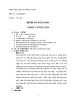 Bệnh án xơ gan YHCT