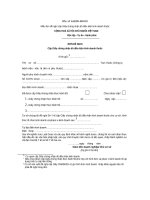 Mẫu số 4a/ĐĐN-ĐĐKKD