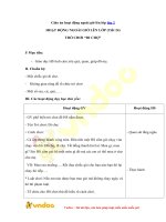 Giáo án hoạt động ngoài giờ lên lớp lớp 2   tiết 24   vndoc com