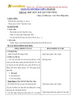 Giáo án âm nhạc lớp 1 tiết 41