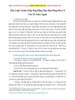 Tiểu luận tranh chấp hợp đồng mua bán hàng hóa có yếu tố nước ngoài