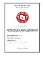 PHÉP BIỆN CHỨNG về mâu THUẪN và vận DỤNG PHÂN TÍCH mâu THUẪN BIỆN CHỨNG TRONG nền KINH tế THỊ TRƯỜNG ĐỊNH HƯỚNG xã hội CHỦ NGHĨA ở VIỆT NAM HIỆN NAY