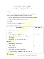 Giáo án hoạt động ngoài giờ lên lớp lớp 2   tiết 4   vndoc com