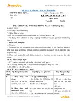 Giáo án toán lớp 2 sách cánh diều   tuần 12