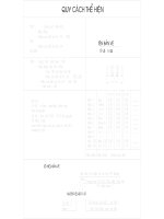 QUY ĐỊNH BẢN VẼ KIẾN TRÚC  KẾT CẤU  ME  drawing regulations (ARCH)