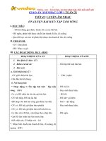 Giáo án âm nhạc lớp 1 tiết 42