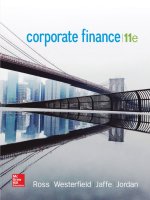 Corporate Finance, Eleventh Edition