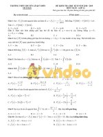 Đề thi học kì 2 lớp 12 môn toán năm 2018   2019 trường THPT chuyên lê quý đôn   khánh hòa   vndoc com