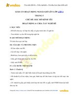 Giáo án hoạt động ngoài giờ lên lớp lớp 4: tháng 5   hoạt động 4 vndoc com