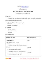 Giáo án tiếng việt 2 tuần 5: tập làm văn   trả lời câu hỏi  luyện tập về mục lục sách vndoc com