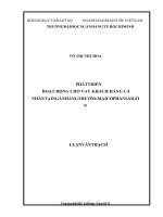 0444 phát triển hoạt động cho vay khách hàng cá nhân tại NHTM CP sài gòn luận văn thạc sĩ TCNH võ thị như hoa  nguyễn thị ngọc diệp   tp HCM đh NH HCM 2021