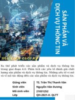 Sản phẩm và dịch vụ thông tin