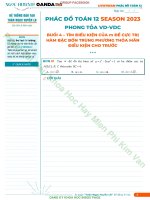 Ngọc huyền LB phong tỏa VD VDC buổi 4  tìm điều kiện của m để cực trị hàm bậc bốn trùng phương thỏa mãn điều kiện cho trước (handout)