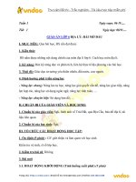 Giáo án địa lí 6 theo định hướng năng lực: bài mở đầu vndoc com