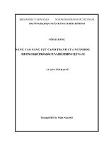 0717 nâng cao năng lực cạnh tranh của NHTM CP đầu tư và phát triển việt nam luận văn thạc sĩ TCNH võ hải đăng phạm thu thủy   tp HCM đh NH HCM 2021   x 65