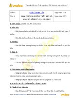 Giáo án địa lí 6: phương hướng trên bản đồ  kinh độ, vĩ độ và tọa độ địa lí vndoc com