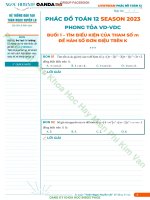 Ngọc huyền LB phong tỏa VD VDC buổi 1  tìm điều kiện của tham số m để hàm số đơn điệu trên k (handout) (1)