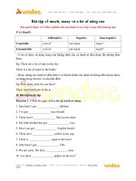 Bài tập về much, many và a lot of nâng cao vndoc com