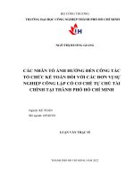 Các nhân tố ảnh hưởng đến công tác tổ chức kế toán đối với các đơn vị sự nghiệp công lập có cơ chế tự chủ tài chính tại Thành phố Hồ Chí Minh.pdf