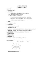 giao an tieng anh 6 bai 3 tiet 1