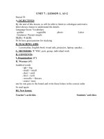 giao an tieng anh bai 7 tiet 1