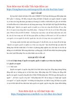 Tiểu luận quyền con người, quyền và nghĩa vụ cơ bản của công dân