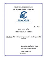 Phát triển lực lượng sản xuất và xây dựng quan hệ sản xuất