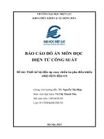 Thiết kế bộ điều áp xoay chiều ba pha điều khiểnnhiệt độ lò điện trở